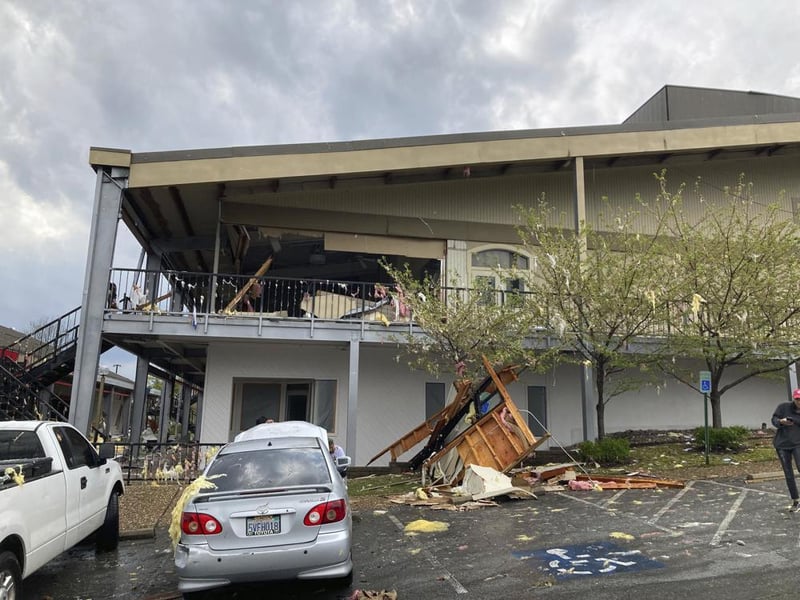 Tornado Arkansas 600 heridos: 24 fueron hospitalizados
