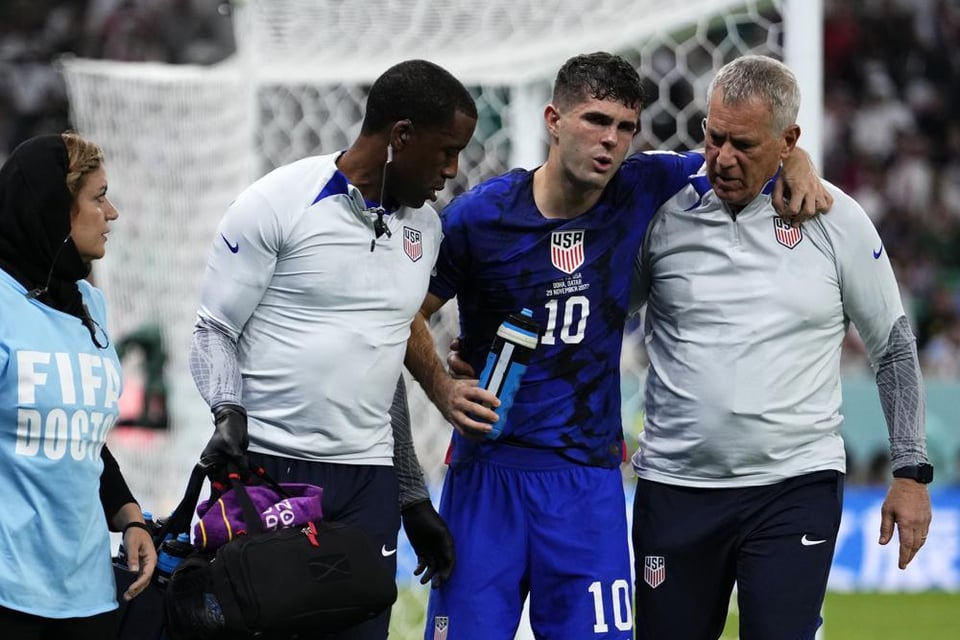 Christian Pulisic aparece en el hospital tras su lesión