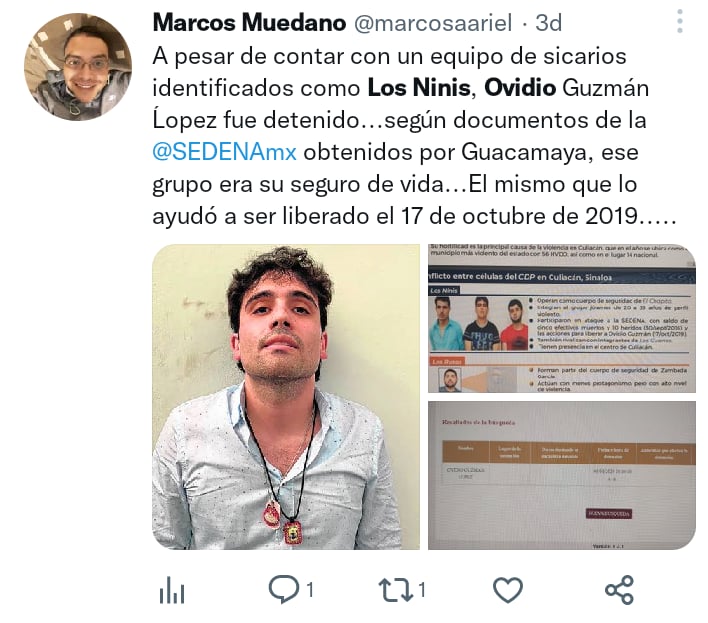 Seguridad de Ovidio Guzmán
