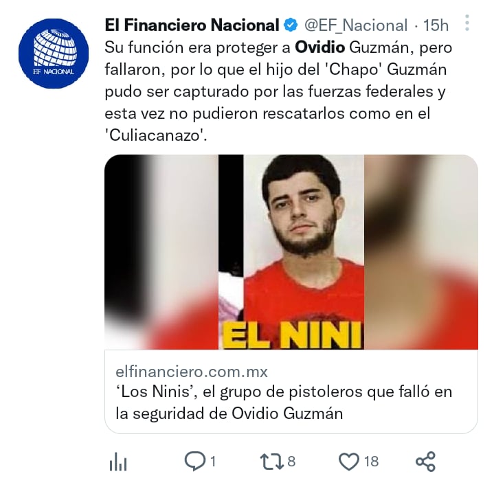 Seguridad de Ovidio Guzmán