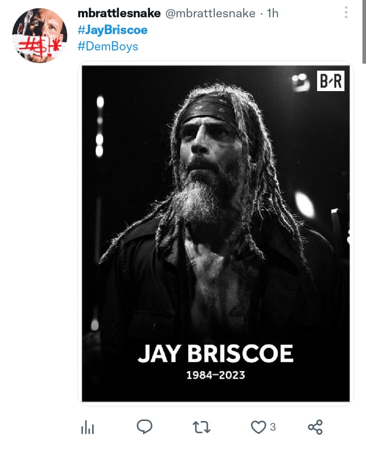 Muere luchador Jay Briscoe
