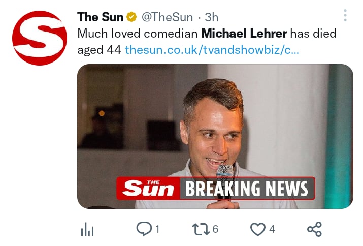 Muere comediante Michael Lehrer