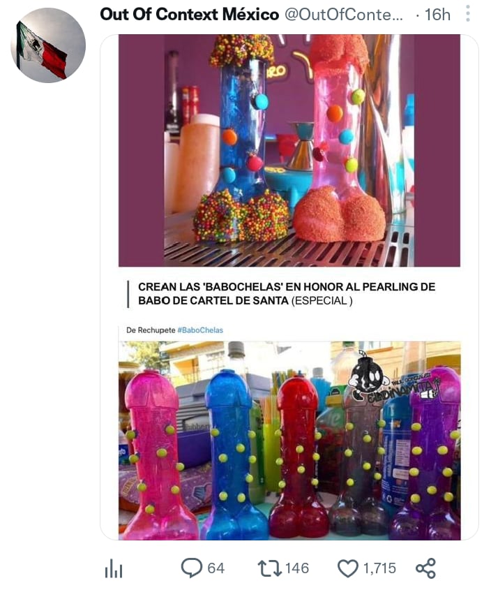 They sell Babo chelas Mexico