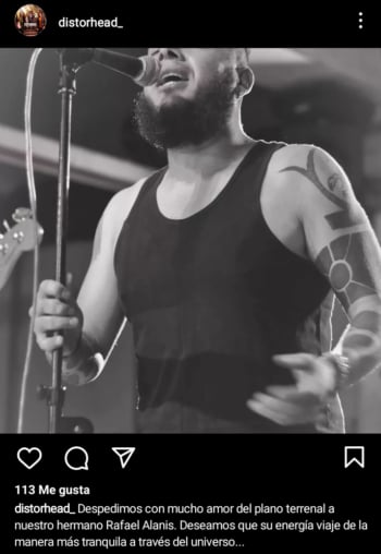 Muere cantante Rafa Alanis