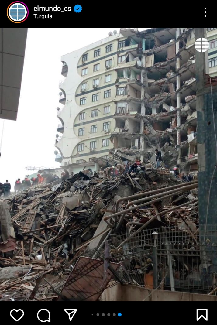 Images earthquake in Turkey