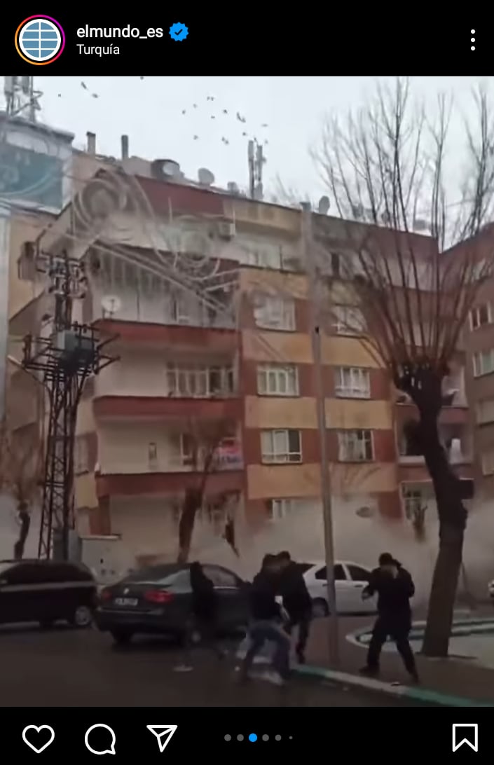 Images earthquake in Turkey