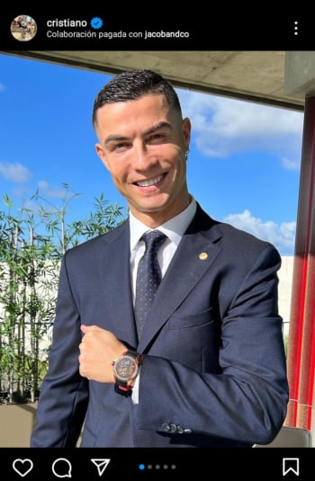Cristiano Ronaldo infiel