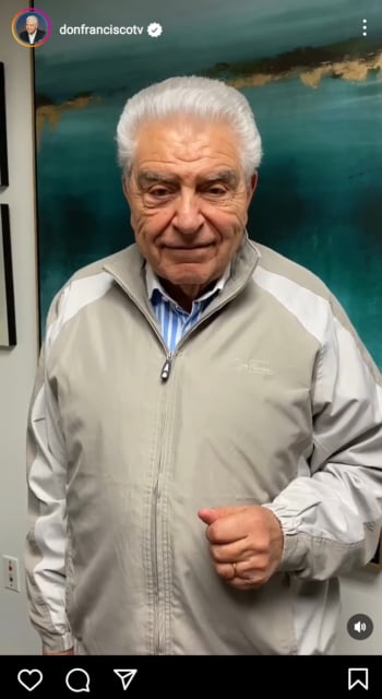 Don Francisco padece diabetes