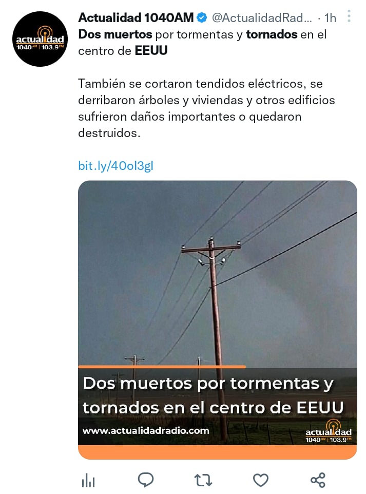 Se esperaba que el clima severo continuara en estos días