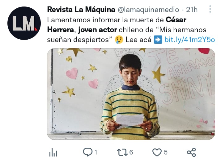 Muere actor César Herrera