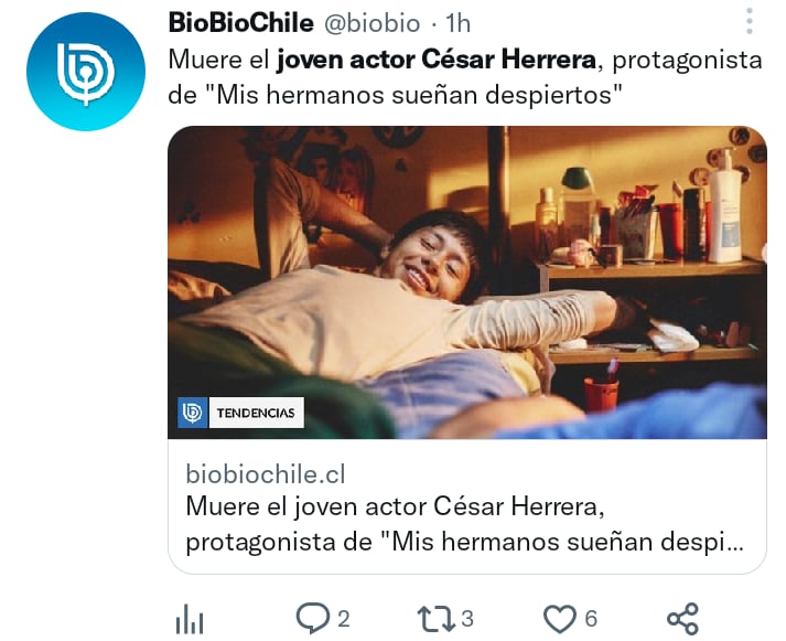 Muere actor César Herrera
