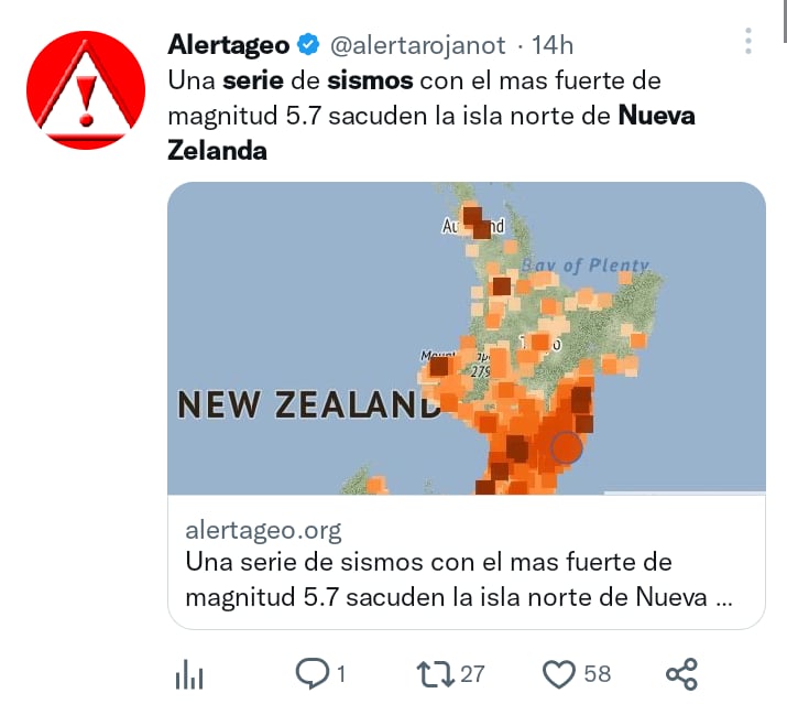 Sismos sacuden Nueva Zelanda