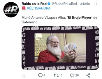 Muere El Brujo Mayor