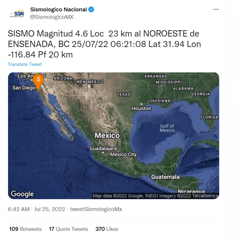 ¿Dónde se generó el sismo?