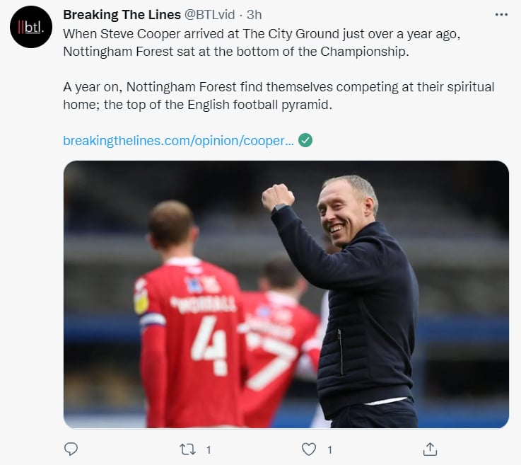 WOLVES VS. NOTTINGHAM FOREST 