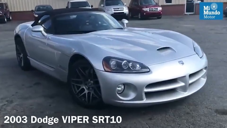 Dodge Viper 2003, SRT10, auto deportivo, Motor, MundoNOW