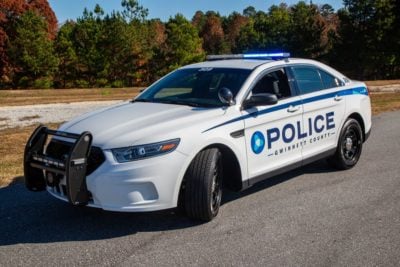 Patrulla de policía en EEUU