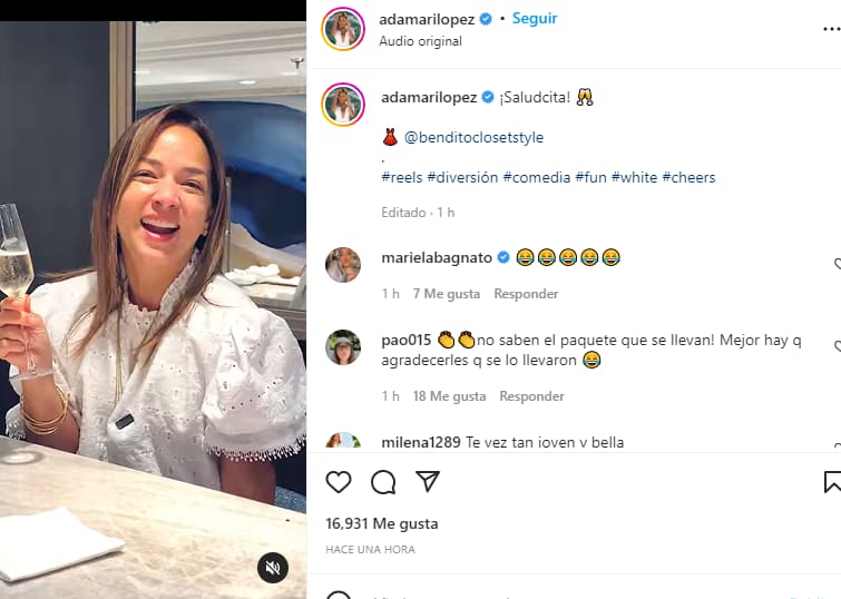 ¿Adamari les manda indirectas?