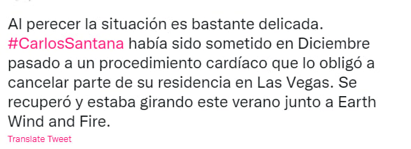 Había sido sometido a una operación