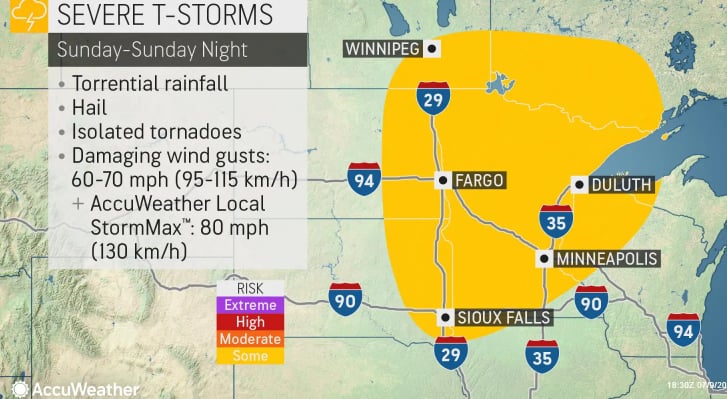 Las tormentas azotan Montana