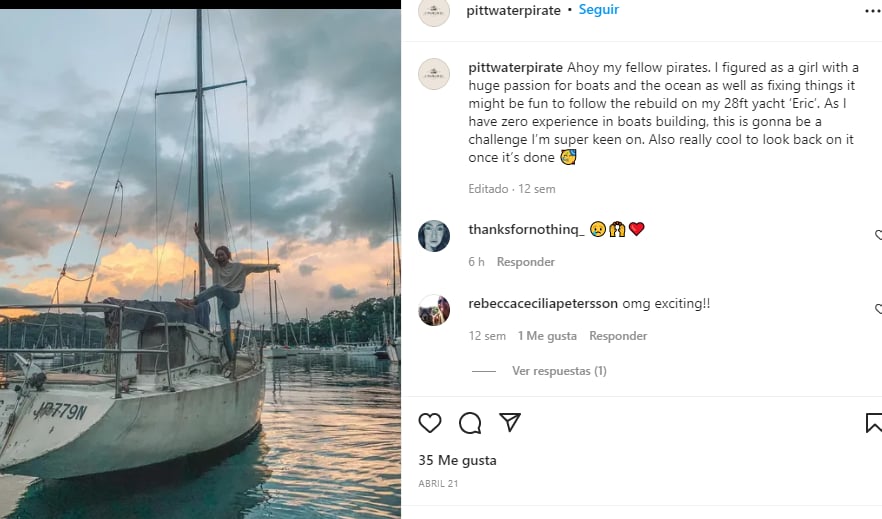 Influencer predijo su muerte: Tenía el sueño de ser pirata