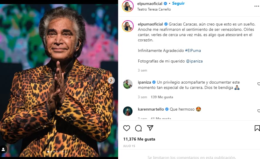 Enfermedad José Luis Rodríguez: El Puma aprendió a vivir con la enfermedad