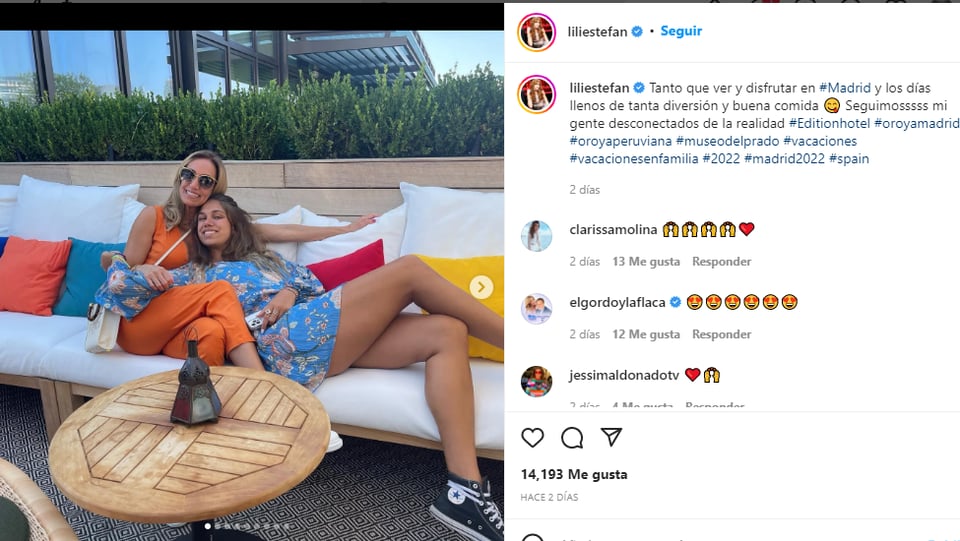 Lili Estefan children: A magical day in Madrid