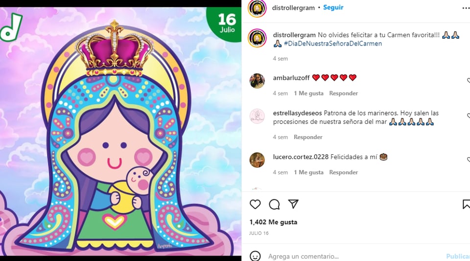 Los personajes creados por Amparo