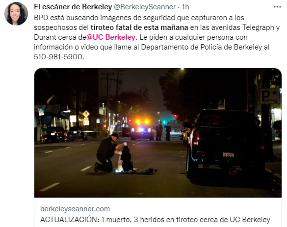 Tiroteo universidad de California: Personas trataron de huir de la escena