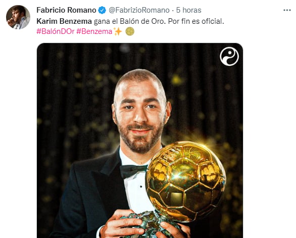 Karim Benzema se consagró