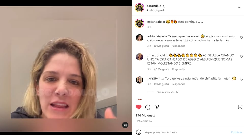 Natalia Alcocer estalla: La llaman loca