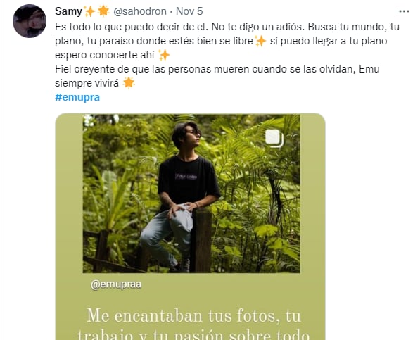 Muere Emupra: Seguidores lo despiden con mucha tristeza