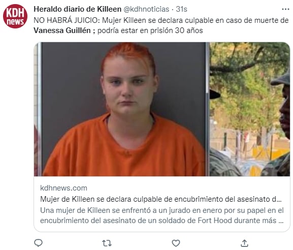 Cecily Aguilar tenía juicio en enero 2023