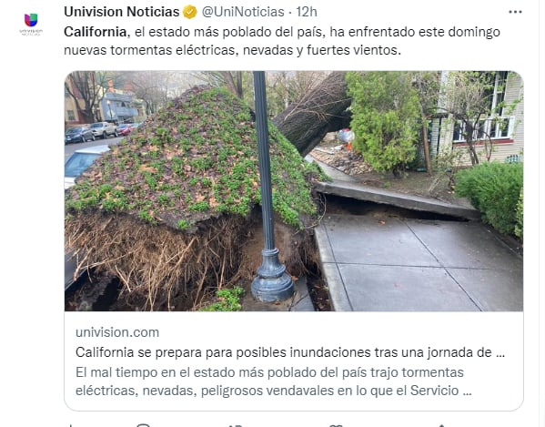 California ha recibido lo peor