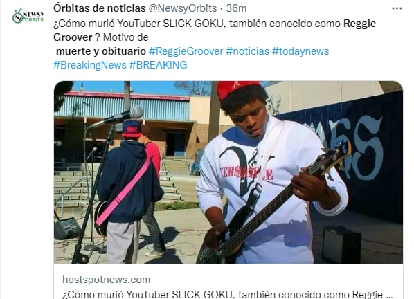 Su madre anuncia su muerte