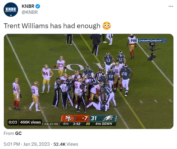 49ers vs Eagles pelea: ¿Por que ocurrió la pelea?