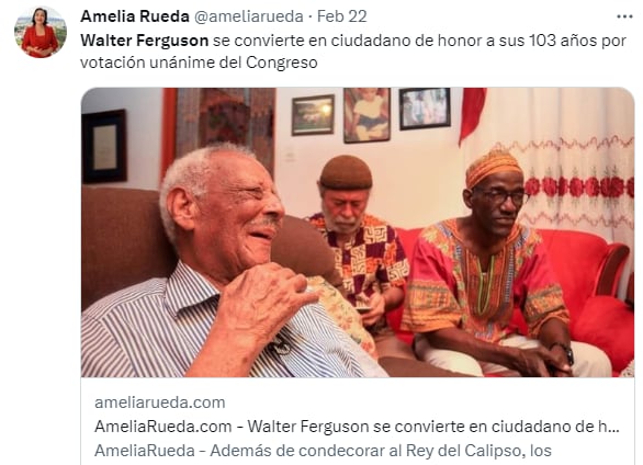 Muere Walter Ferguson: Familia anuncia su muerte