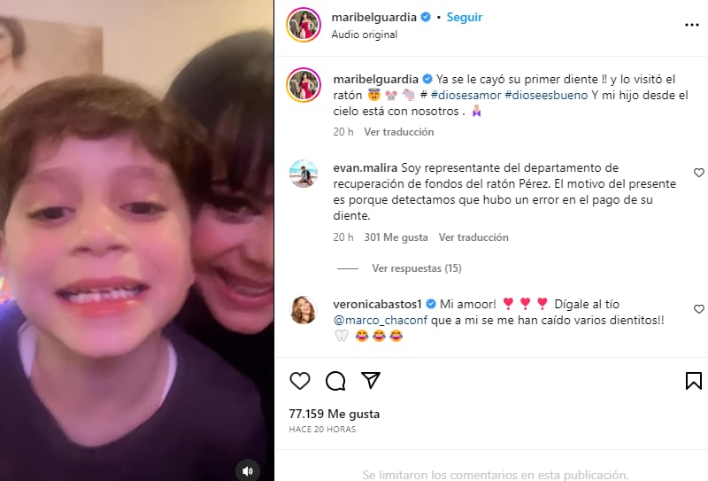 Maribel Guardia noticia nieto: José Julián pasa tiempo con su abuela