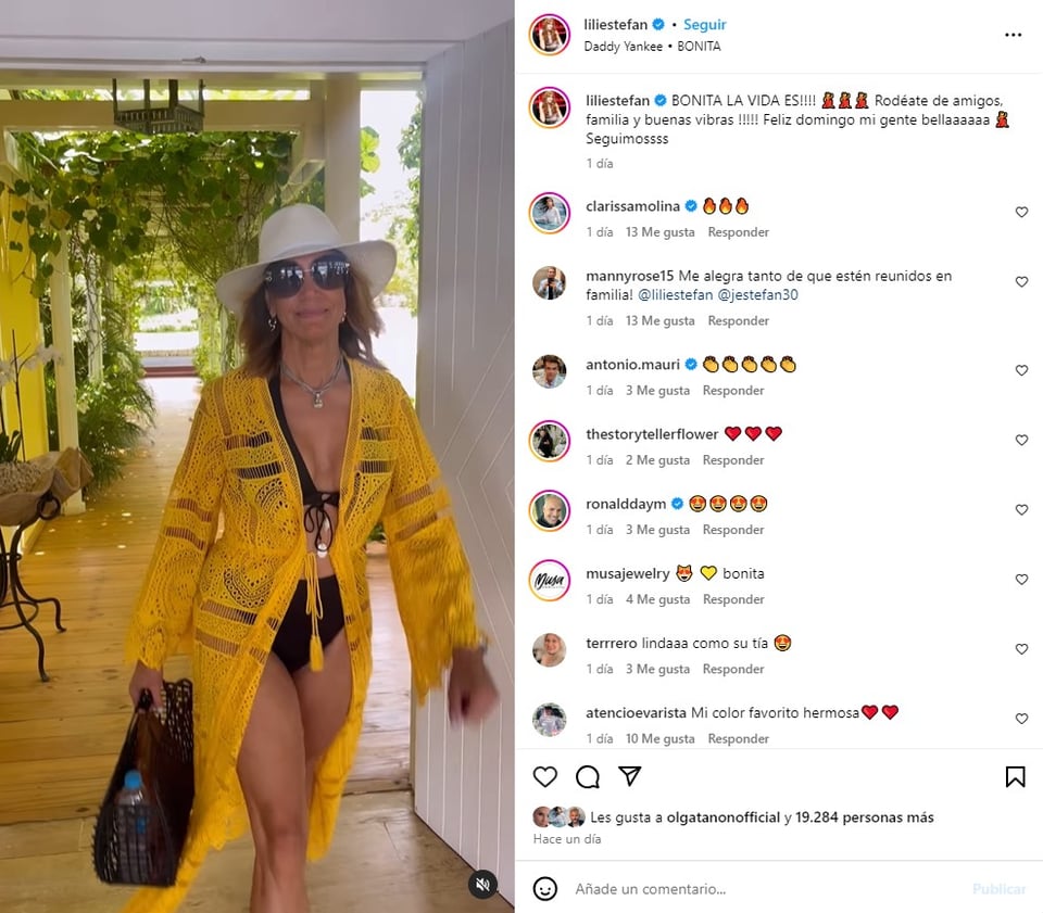 lili, estefan, vacaciones, bikini, deslumbra