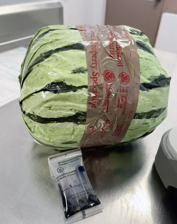 Fake watermelons laced with methamphetamine,CBP,border,MundoNow