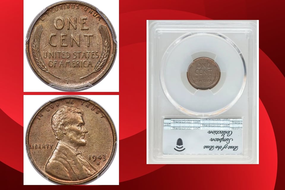 Penny, Lincoln, 1943, coin, money, 1943 Lincoln Penny