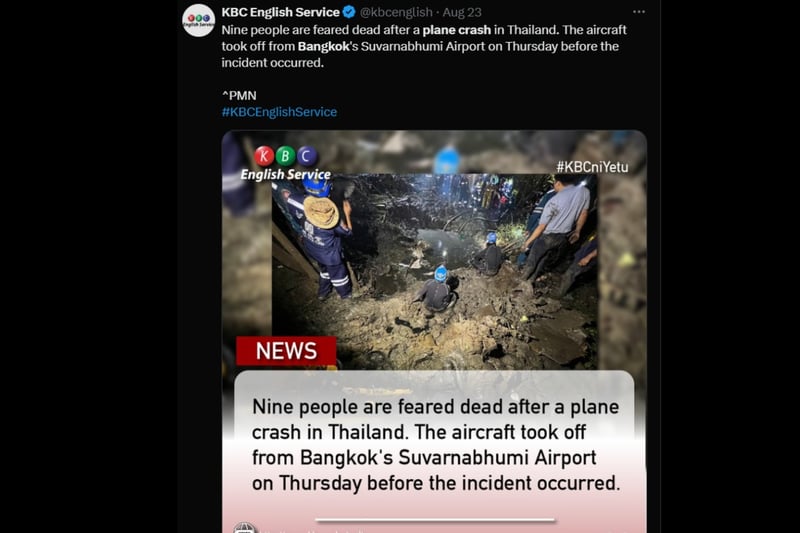 Bangkok, accidente, desaparecidos, Tailandia, MundoNOW