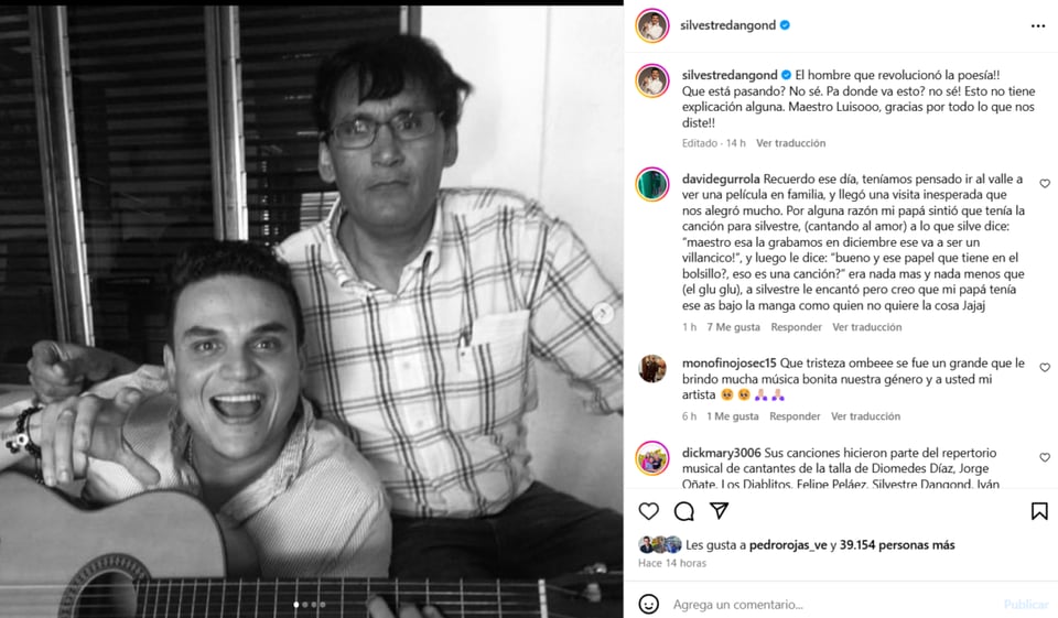 Luis Egurrola, compositor ,muerte, vallenato