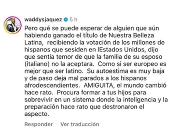 Waddys, vasquez, francisca, critica, autoestima