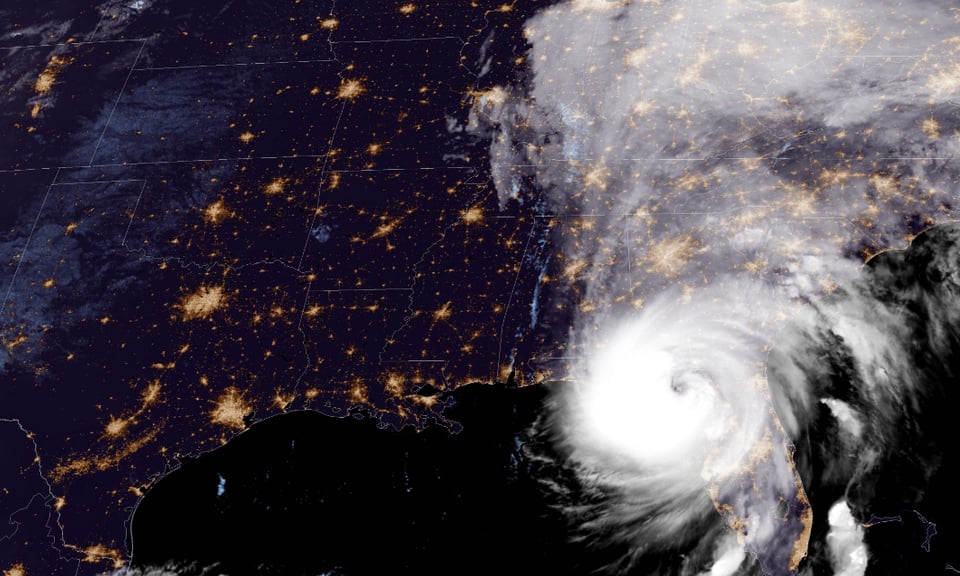 Huracán Helene se degrada: alerta y daños continúan.,Florida,georgia,tormenta