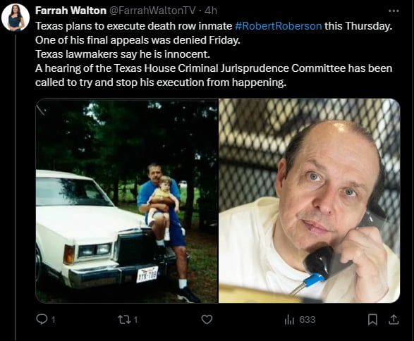 Robert Roberson, Shaken Baby Syndrome Conviction, Texas, Death Penalty