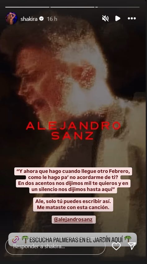 Shakira, Alejandro, Sanz, cancion, pique