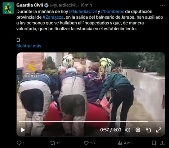 DANA in Spain, devastation, 104 victims, roads blocked and thousands without electricity.