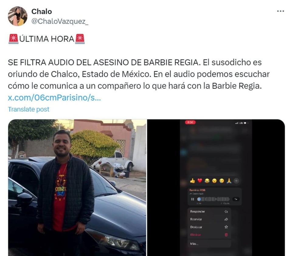 La Barbie Regia asesino, declaración, confesión, crimen, MundoNOW