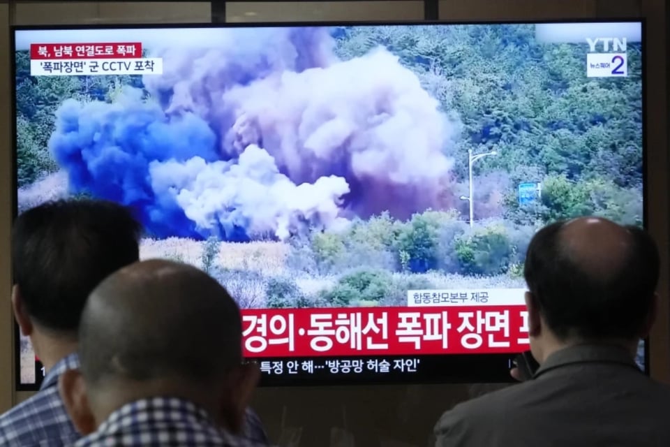 Corea del Norte, estallidos, carreteras, Corea del Sur, MundoNOW
